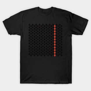 Graphic retro pattern, drops on string T-Shirt